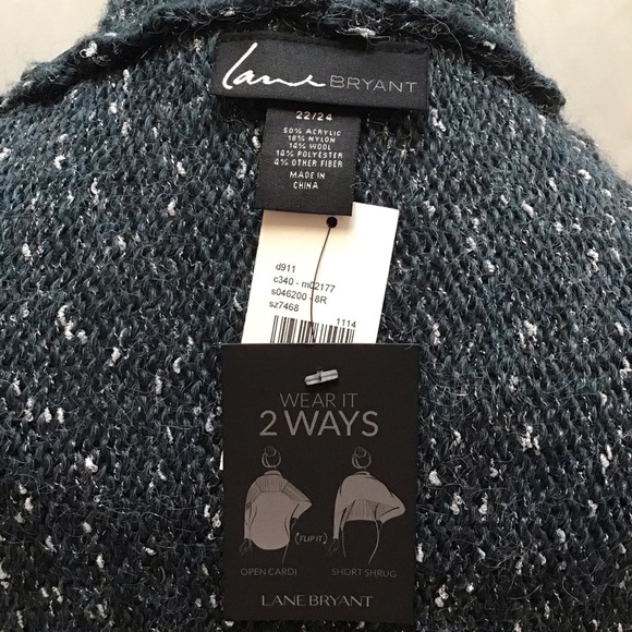 🆕NEW! Metallic Cocoon 2-Way Open Cardigan Sweater - Picture 14 of 16